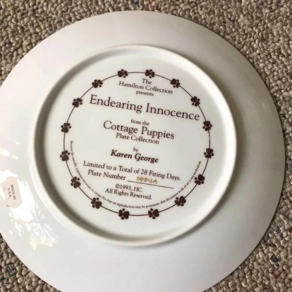 4 Pieces Decorative Plates - Picture 4 of 9